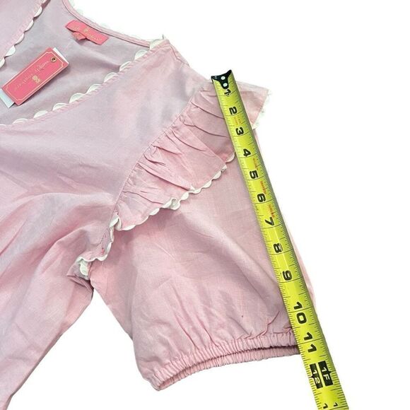 NWT SIMPLY SOUTHERN Pink Ricrac Dress Size M - Picture 7 of 10